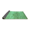 thumbnail image 2 of Ahgly Company Indoor Rectangle Abstract Turquoise Blue Modern Area Rugs, 2' x 4', 2 of 4