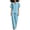 Sky Blue, variant on gbyLJF 2 Piece Pant Set for Women Top & Trousers with Pockets Solid Color Beach Vacation Travel Loungewear Set