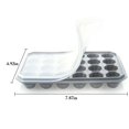 thumbnail image 3 of Ice Tray 24 Cavities: Diamond Shaped DIY Ice Making Mold Ice Maker Tray with Lid, 3 of 9