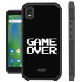 thumbnail image 1 of Compatible with Cricket Vision Plus Hybrid Fusion Guard Phone Case Cover (Game Over), 1 of 1