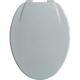 Elongated Toilet Seat With Easy Clean & Change Hinge (White)*