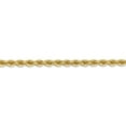 thumbnail image 2 of Auriga 14K Yellow Gold 4mm Regular Rope Chain Bracelet 8 inch for Women, 2 of 6