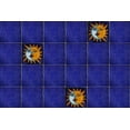 thumbnail image 3 of 4.2x4.2 Sun and Moon Talavera Mexican Tile, Set of 9 pcs, 3 of 3