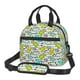 thumbnail image 1 of Disketp Funny Dinosaurs on Stripes Lonchera Térmica para Mujer y Hombre, Bolsa de Almuerzo Reutilizable e Impermeable para Trabajo, Viajes y Picnic, 1 of 7