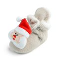 thumbnail image 4 of Christmas Booties Soft Baby Santa Winter Warm Slippers Snow Boots Crib Shoes, 4 of 7