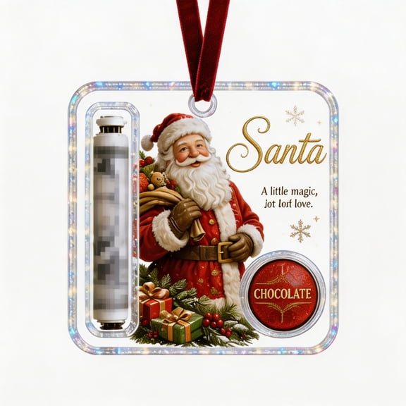 Clearance Christmas Cash & Treat Holder Ornament, Personalized Christmas Tree Money Holder Decor, Secret Santa Gift & Festive Party Favor