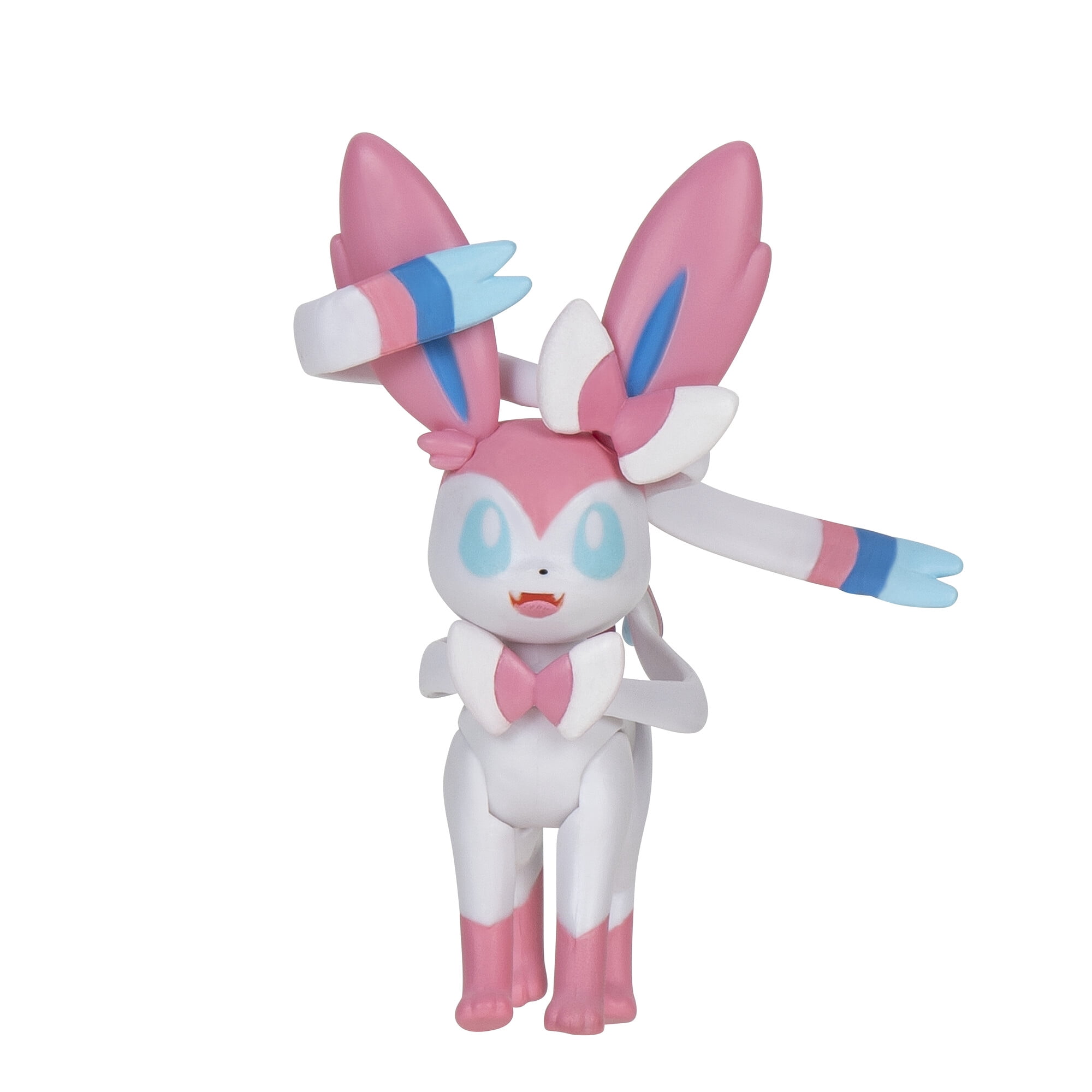 Pokemon Battle Figure 3 Pack  - Features 2-inch Duskull, Wooloo and 3-inch Sylveon Battle Figures