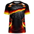 thumbnail image 2 of LEKWK Germany Soccer Jersey Men Short Sleeve Breathable National T-Shirt Quick-Dry Loose Fit Athletic Shirts Fashion Football Fan Soccer Jersey, 2 of 7
