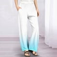 thumbnail image 2 of SGFCWSX Pants for Toddler Girls Elastic Waist Graphic Pattern Relaxed Fit Girls Clothes Light Blue, 2 of 8