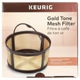 thumbnail image 2 of Keurig K-Duo Mesh Reusable Filter For Ground Coffee, Gold, 2 of 14