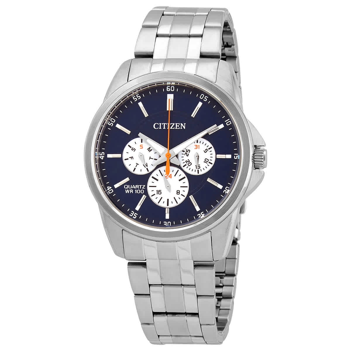 Citizen Sports Chronograph Quartz Green Dial Men's Watch AN8234