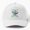 White, variant on Preschool Crush Baseball Cap, Dinosaur Shark School Graphic Design, Classic Everyday Hat
