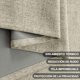 thumbnail image 5 of Lino Cortinas Blackout con Aislamiento Térmico, 100% Blackout y Ojal Superior Cortina para Recámara y Ventana de Sala, Capa Trasera de Revestimiento Gris, 2 Paneles, 140 x 305 cm, Natural, 5 of 13