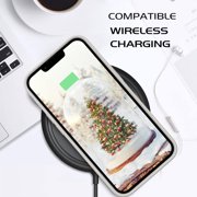 iPhone 13 Case, Phone Case for iPhone 13 Liquid Silicone Soft Gel Rubber Microfiber Lining Cushion Texture Cover Protective- Stone