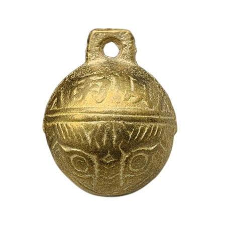 Dog Bell Collar Bell Centerpiece Supplies Vintage Copper Attractive Tiger Head Pattern Chinese Style Cat Bell Cute Bracelet Necklace Pendant 38mm