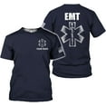 thumbnail image 5 of Personalized EMT Shirt, EMS Shirt, Customized EMS Shirts,EMT Paramedic Uniform Emergency Medical Technician Shirts (Grey, L), 5 of 8
