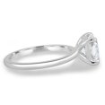 thumbnail image 3 of 2.00Ct Cushion Cut Lab-Grown Diamond Solitaire Engagement Ring, 10K White Gold, US 10.5, 3 of 7