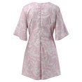 thumbnail image 4 of Women's Casual Tennis Dress Women's 2023 Lady Elegant Knitting Lace Cape Dress Plus Size Fashion Printing Neck Half Sleeve Pencil Dresses Pink XXL, 4 of 4