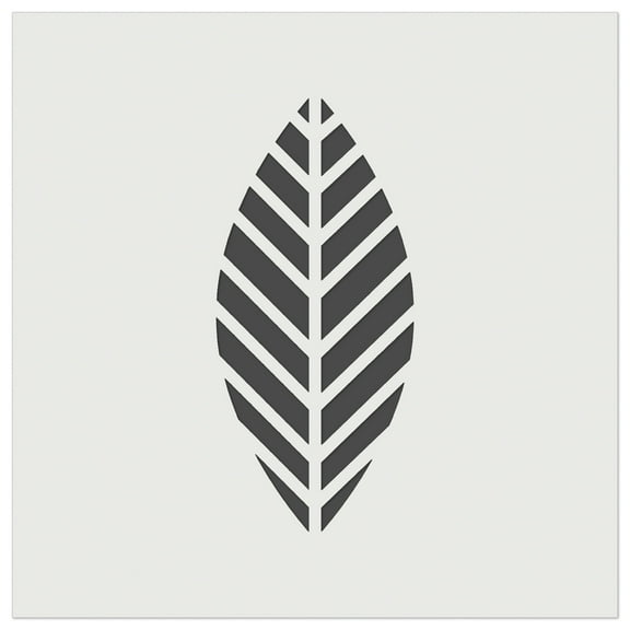 Cute Leaf DIY Cookie Wall Craft Stencil - 5.5 Inch