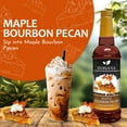 thumbnail image 3 of Syruvia Maple Bourbon Pecan Syrup Pure Cane Coffee Flavoring Syrup, 25.4 fl Oz, 3 of 6