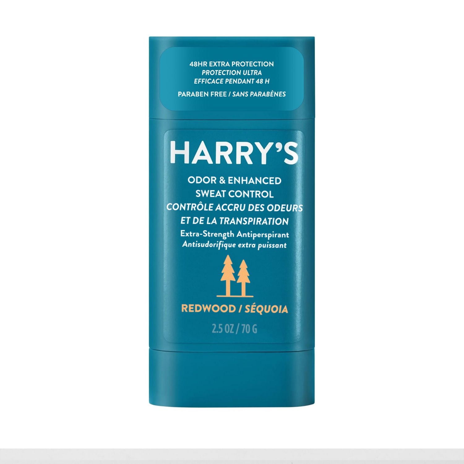 Harry’s Redwood Odour & Enhanced Sweat Control Extra-Strength Antiperspirant Stick for Men - 70g