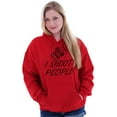 thumbnail image 3 of I Shoot People Camera Photography Pun Hoodie Sweatshirt Women Men Brisco Brands M, 3 of 6
