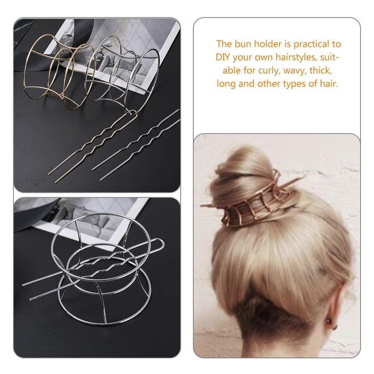 KONTONTY Gold Hair Cuffs for Women, Assorted Color Alloy  display picture 1