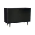 thumbnail image 2 of Linon Ginzel Mid-Century Modern 6-Drawer Dresser, Black, 2 of 14