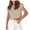 A-Khaki1133, variant on Women's Crop Tee Loose Cap Sleeve Crew Neck Rolled Pullover Top Minimalist Trendy Casual Daily Wear T Shirts