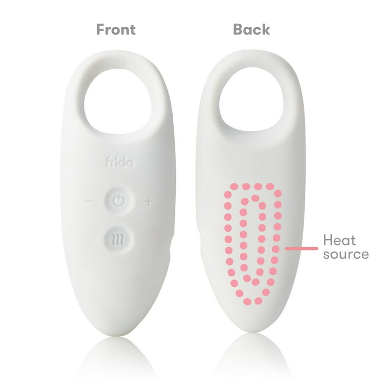 Frida Mom 2-in-1 Lactation Massager, Breastfeeding Supplement with  Vibration and Heat for Breast Care, White