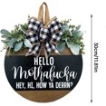 thumbnail image 3 of TIMIFIS Number Plate Hanger Welcome Sign Decor,Funny Words Hanger Welcome Sign Home Outdoor Decor,30 * 30cm Door Hanger Welcome Sign Home Decor Funny Words Door Hanger Home Decor, 3 of 6