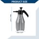 thumbnail image 3 of Rociador de espuma Unique Bargains para lavado de autos al aire libre, rociador de bomba de espuma para automóvil, hogar y jardín, plástico conveniente de 2.5L, 1 pieza, gris, 3 of 6