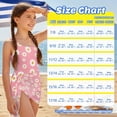 thumbnail image 7 of Jiueut Pink Daisy Floral Print Girls Swimsuit with Adjustable Straps One Piece Bathing Suit with Mesh Cover Ups Swimwear 7-18Y, 7 of 7