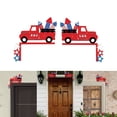 thumbnail image 1 of Patriotic Car and Home Entryway Decorations Set for Fourth of July Celebrations with Flag Design, 1 of 6