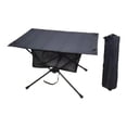 thumbnail image 1 of Mesa plegable Zulema para exteriores mesa de camping fácil de limpiar Negro, 1 of 8