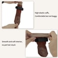 thumbnail image 4 of Unique Bargains 4Pcs Non-Slip Dog Socks with Adjustable Tapes Brown M, 4 of 7