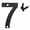 H, variant on JilgTeok Modern House Numbers for Outside,Mailbox Numbers and Letters,Metal Black Address Numbers,Garden Door Mailbox Decor Number,Custom House Number Sign with Screws(1 Digital House Number, 1 Screw)