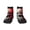 2 Black-2, variant on Red And White Screaming Demon Skull Print Adult Socks, Crew Moisture-wicking Socks, Unisex Cushion Crew Socks,Casual Sports Ankle Socks