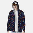 thumbnail image 2 of Kdxio Games Print Women Men Sun Protection UPF 50+ Jackets Zip Up Long Sleeve Hoodie Hiking Lightweight with Pockets, 2 of 7