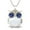 White 5V3, variant on Korean Crystal Owl Pendant Necklace, Vintage Long Chain for Women, Electroplated Jewelry for Birthday Gift