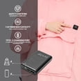 thumbnail image 3 of Heated Wearable Blanket, Oversized Wearable Heated Blanket for Adult, Sherpa Fleece Blanket Hoodie, 3 of 7