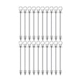 thumbnail image 1 of 20 piezas Kequin de llavero que fabrica kit de cuentas en Keychain Hacer suministros para adultos, 1 of 9