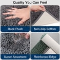 thumbnail image 2 of Muddy Rug，Super Water Absorbent Door Mat Indoor, Microfiber Quick Dry Chenille Entryway Rug, Slip Resistant Front Door Mat, Indoor Mats for Entryway, Machine Washable Pet Rug, 2 of 7