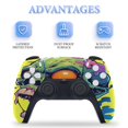 thumbnail image 4 of Psychedelic Zombie Skull Print PS5/PS5 Pro/PS5 Slim Digital Disc Skin Sticker For Console And Controller Skins, 4 of 7