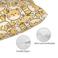 thumbnail image 3 of Gaeub Cute Shiba Print Double Sided Plush Decorative Throw Pillow Cover, Sofa Cushion Cover, Plush Cushion Cover，Excluding Pillow Core-14"x20", 3 of 6