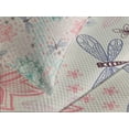 thumbnail image 4 of Ambesonne Colorful Quilted Bedspread Set 3 Pcs, Bohem Dragonfly, King Size, Multicolor, 4 of 5