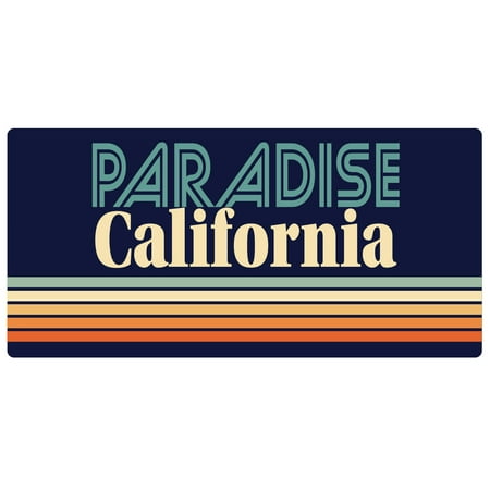 

Paradise California 5 x 2.5-Inch Fridge Magnet Retro Design