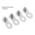 thumbnail image 4 of Bike Chain Links, Bicycle Chain Buckle Accuracy Silver 12 Speed Alloy Steel  for Rider for Repair, 4 of 7