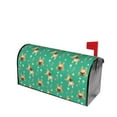 thumbnail image 3 of Bingfone Bulldog Puppy Flower Magnetic Mailbox Cover Standard Size for Garden Yard Outdoor Decorations-21x18 in, 3 of 9