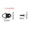thumbnail image 3 of Metal Photo Picture Frame Wall Mount Hanger Hook Hanging Ring Mirror Frame Wall Mount Hooks Hangers With Screws, 3 of 3
